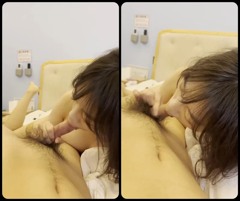 Tình nhân ngoan mút láp của quý bự của anh